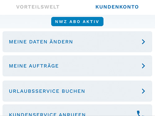 NWZ-App
